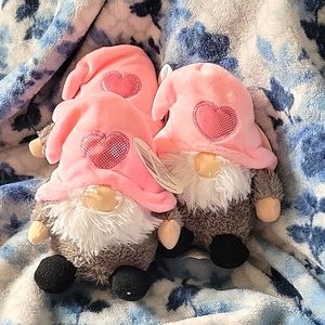 Set of 3 Pink Gnomes